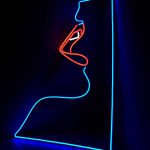 Gezicht in lijst - LED-neon Classic