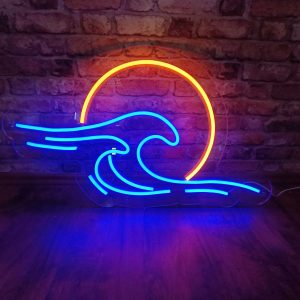 Zon en golven - LED-neon Classic